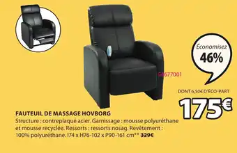 JYSK Fauteuil de massage hovborg offre
