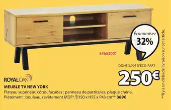 JYSK ROYALOAK meuble tv new york offre