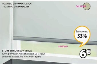 JYSK Store enrouleur senja offre