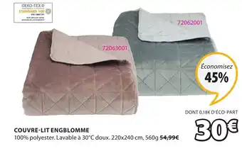 JYSK Couvre-lit engblomme offre