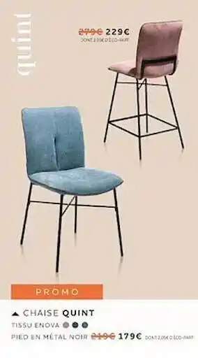 Xooon Chaise Quint offre