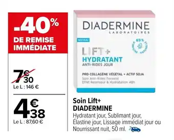 Carrefour DIADERMINE soin lift+ offre