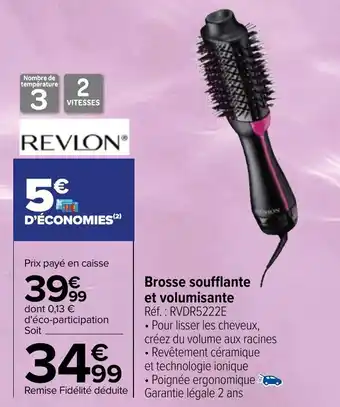 Carrefour Brosse soufflante et volumisante offre