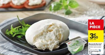 Carrefour Mozzarella burrata offre