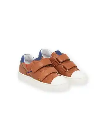 DPAM Baskets camel à détails colorés enfant garçon offre