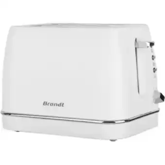Brandt grille pain to2t870w 850w blanc