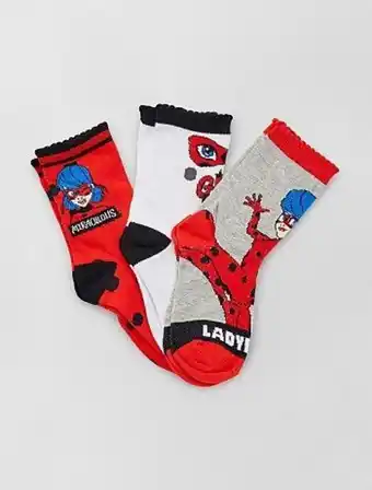 KIABI Lot de 3 paires de chaussettes 'miraculous' offre