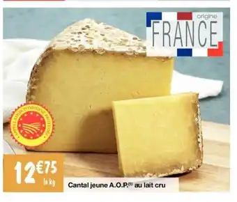 Cantal Jeune A.O.P Au Lait Cru