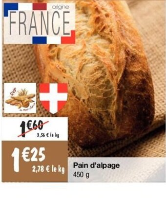 Migros Pain d'Alpage offre