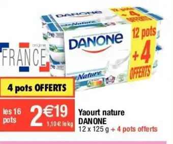 Migros Danone Yaourt Nature offre