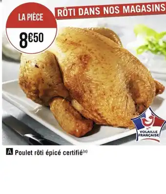 Poulet Rôti épicé Certifié
