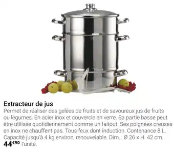 Gamm vert Extracteur de jus offre