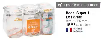 Le parfait bocal super 1 l