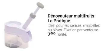 Le pratique dénoyauteur multifruits