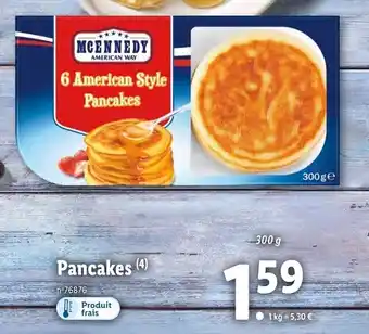Lidl Mcennedy pancakes offre