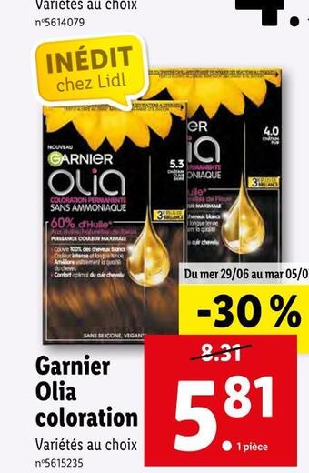 Garnier olia coloration