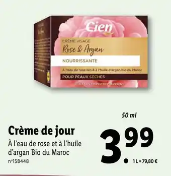Lidl Cien crème de jour offre