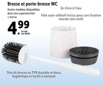 Lidl Brosse et porte-brosse wc offre