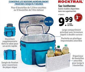 Lidl Rocktrail sac isotherme offre