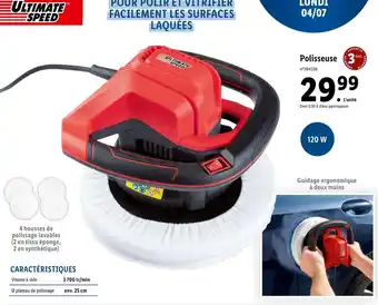 Lidl Ultimate speed polisseuse offre