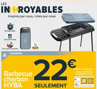Carrefour Hyba barquettes charbon offre