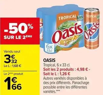 Carrefour Oasis oasis offre