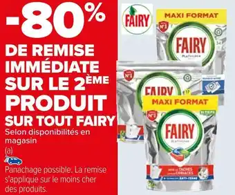 Carrefour Fairy bon plan sur tout fairy offre