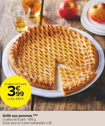 Carrefour Market Grillé aux pommes offre