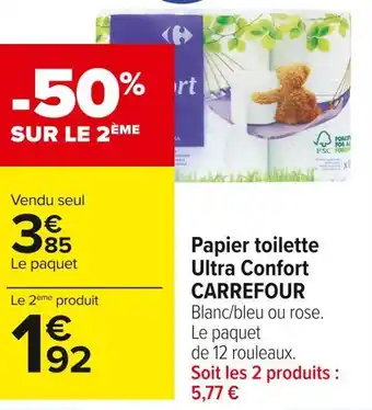Carrefour Market Papier toilette ultra confort offre