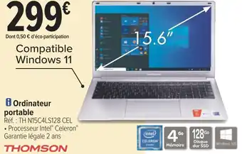 Carrefour Thomson ordinateur portable offre