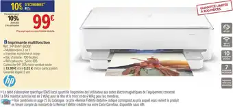 Carrefour Hp imprimante multifonction offre