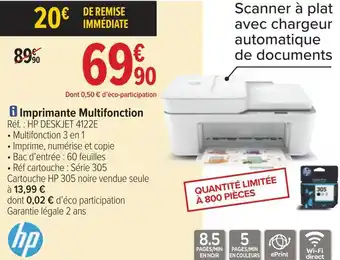 Carrefour Hp imprimante multifonction offre