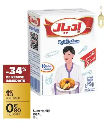 Idéal sucre vanillé
