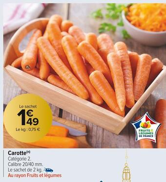 Carrefour Market Carotte offre