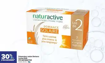 Carrefour Pfs naturactive bon plan sur le préparateur solaire doriance format duo offre
