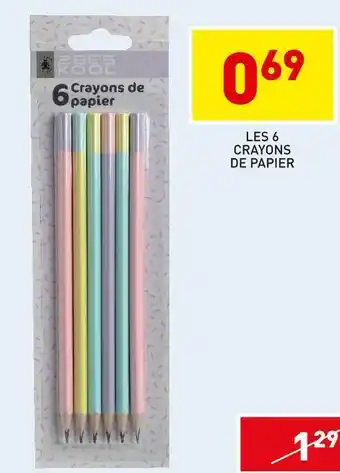 Stokomani 2 be's kool les 6 crayons de papier offre