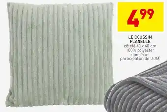 Stokomani Alice keynes le coussin flanelle offre