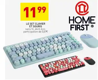 Stokomani Home first le set clavier et souris offre