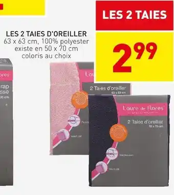 Stokomani Laure de flores les 2 taies d'oreiller offre