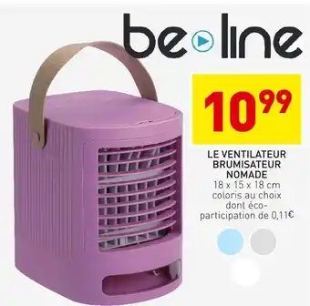 Stokomani Be line le ventilateur brumisateur nomade offre