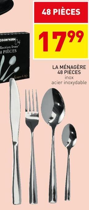 Stokomani La ménagère 48 pièces offre