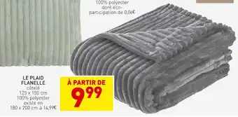 Stokomani Alice keynes le plaid flanelle offre