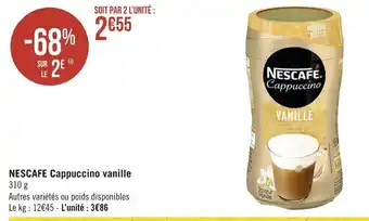 Nescafe Cappuccino Vanille