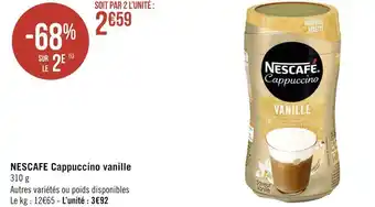 Nescafé nescafe cappuccino vanille