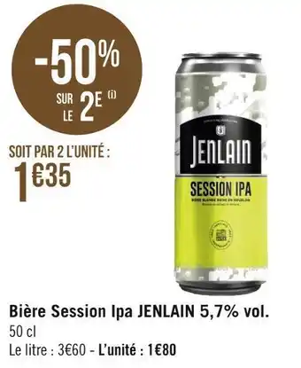 Géant Casino Jenlain bière session ipa 5,7% vol. offre