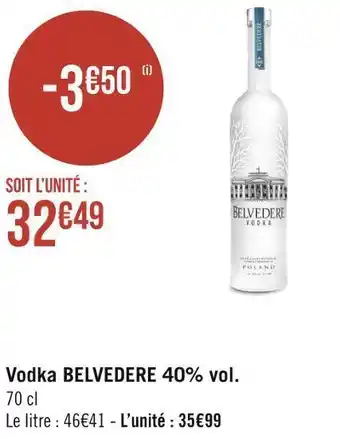 Belvedere vodka 40% vol.