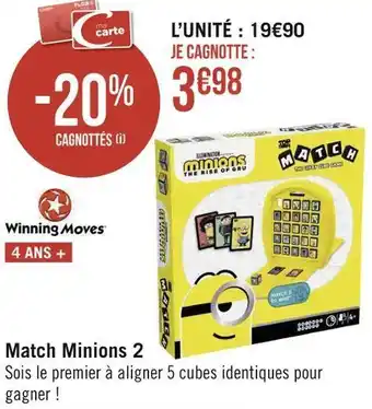 Winning moves match minions 2