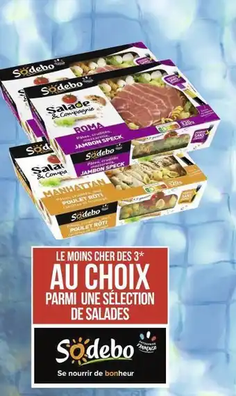 Géant Casino Sodebo bon plan parmi une séléction de salades sodebo offre