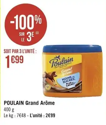 Géant Casino Poulain Grand Arôme offre