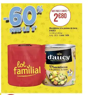 Géant Casino D'Aucy Macédoine à La Pomme de terre offre